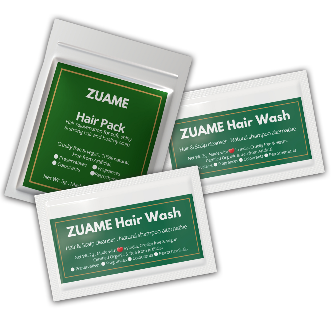 Hair Pack & Hair Wash Combo